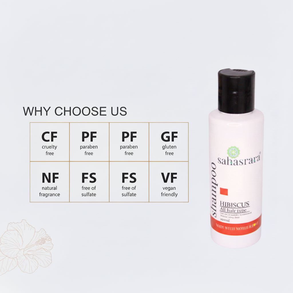 Hibiscus Shampoo – Hair Fall Control & Shine