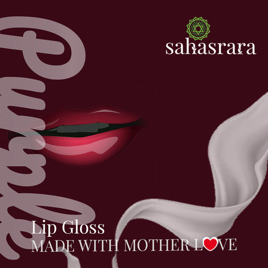 High-Shine Purple Lip Gloss – Non-Sticky & Hydrating