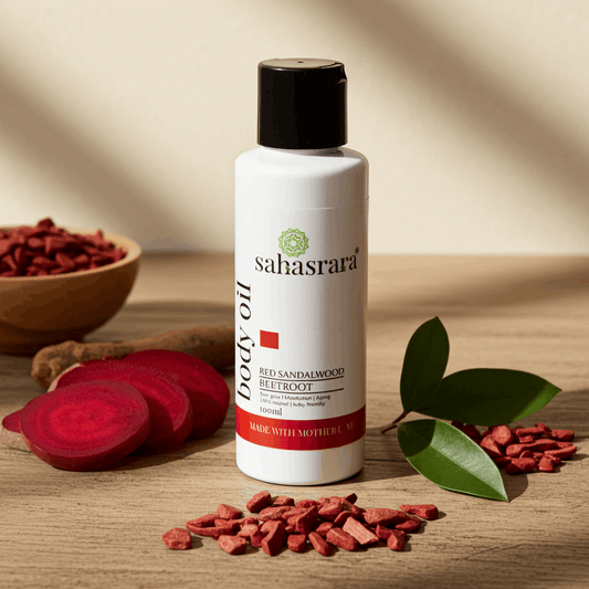 Beetroot & red sandalwood body oil