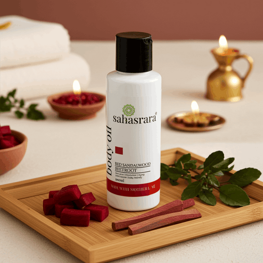 Beetroot & red sandalwood body oil