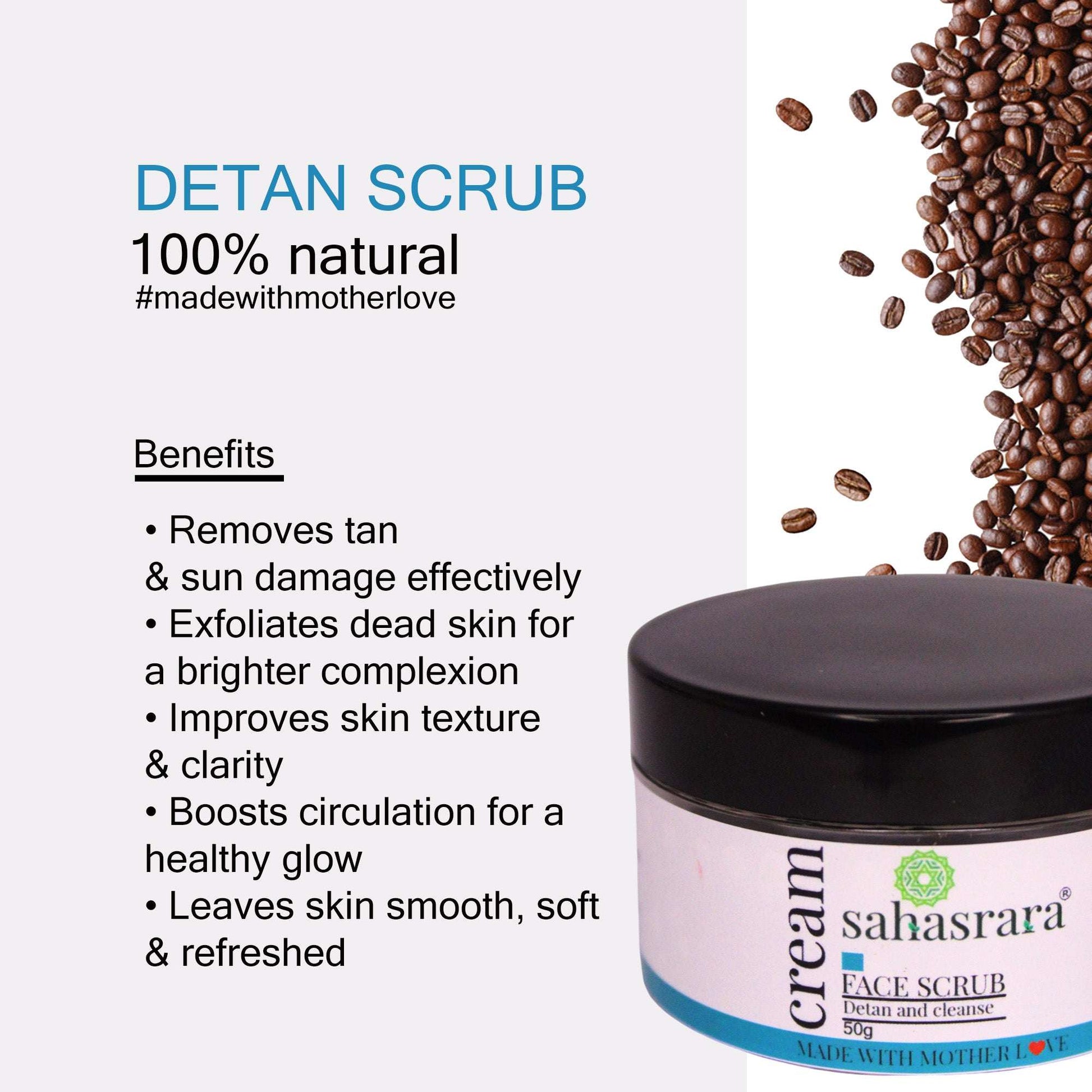 De-Tan Coffee Face Scrub