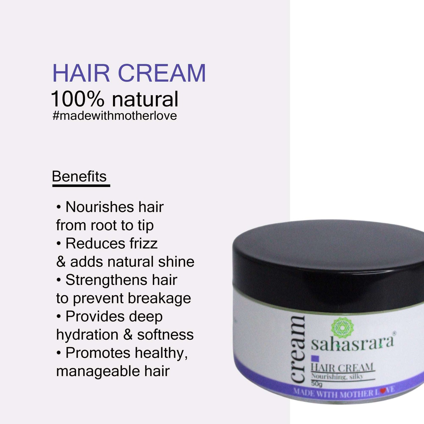 Hair Cream – Frizz Control & Daily Styling Nourishment