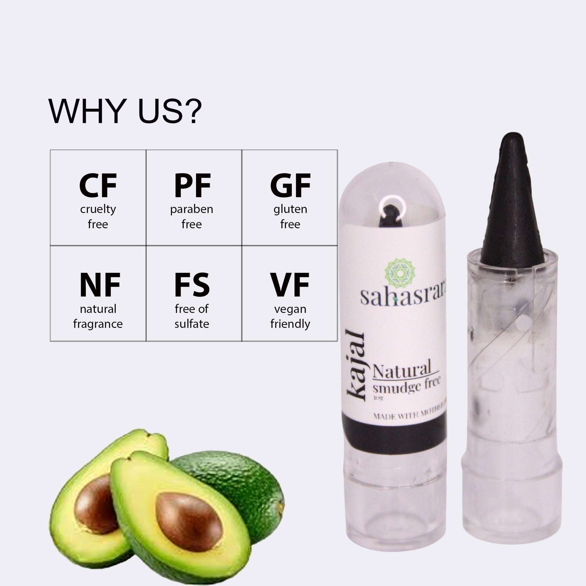 Ayurvedic Smudge-Proof Kajal – Black