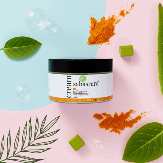 SPF 50+ Sunscreen Cream for All Skin Types