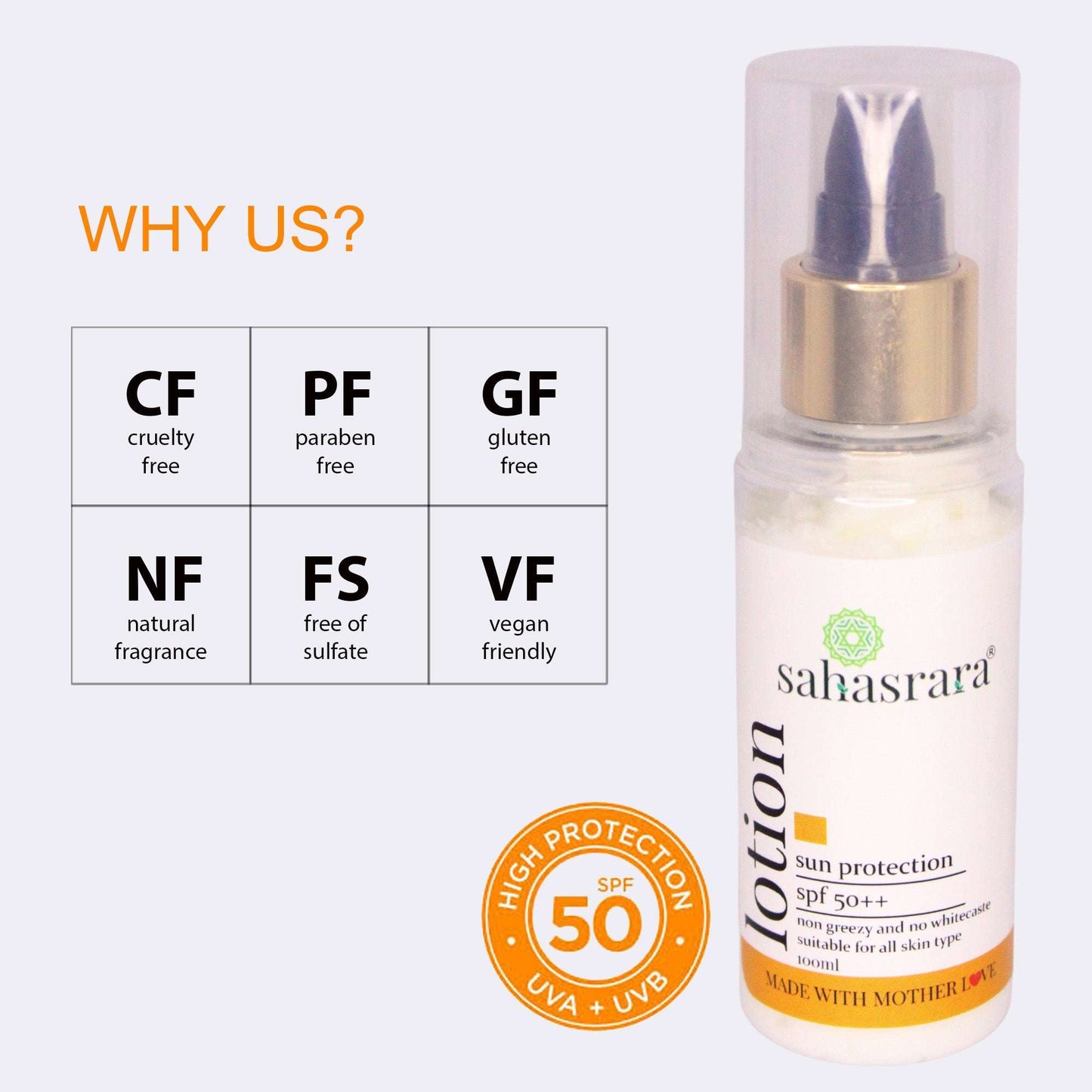 Sun Protection ( SPF 50+++ )