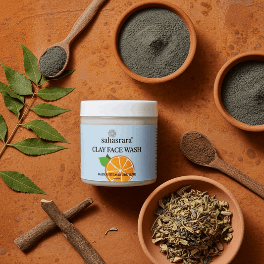 Sahasrara Clay Face Wash | Deep Clean & Oil Control